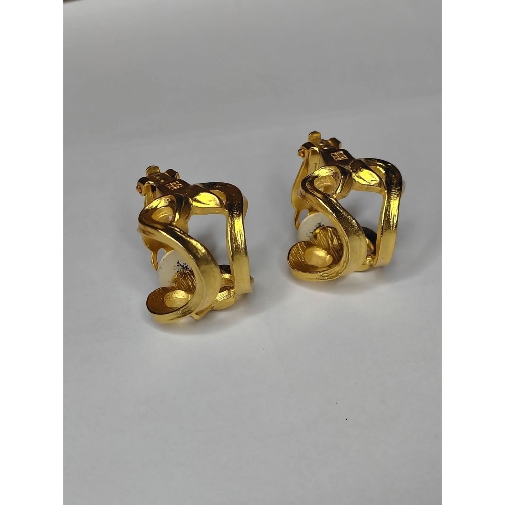 Vintage Givenchy clip on hoops‎